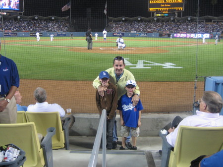 Dodgers Game with the kids