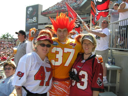 Me and Dee at the Bucs game