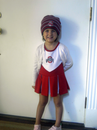 My little cheerleader