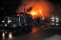 Truck on I-57