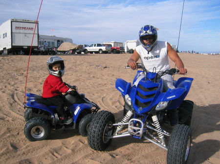 Son and I in Glamis