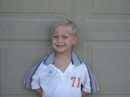 Jacob's first day of Kindergarten 2007