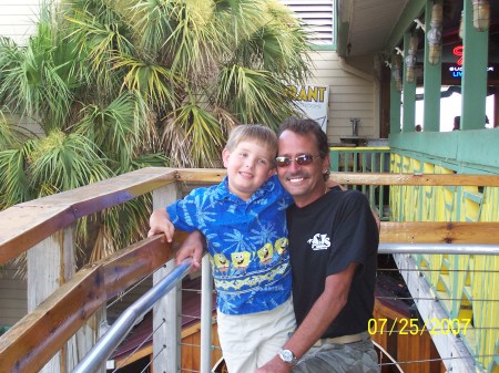 ME AND MY SON IN FLORIDA