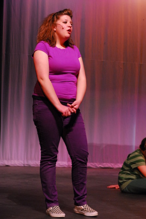 my awesome daughter Kristen in Godspell