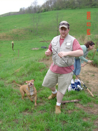 fishing on Berry Run