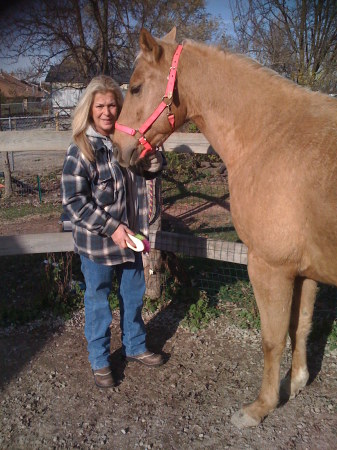 Me and my horse Daisy