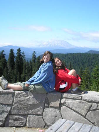 The girls...Mt. St.Helens