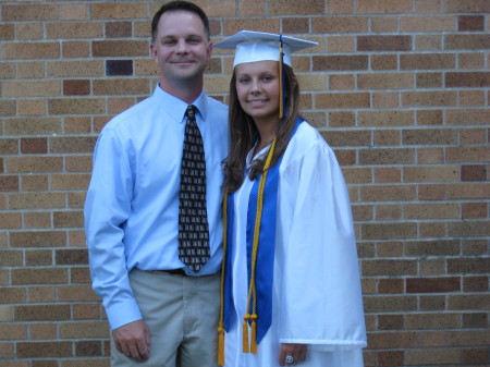 Kristin and I at graduation