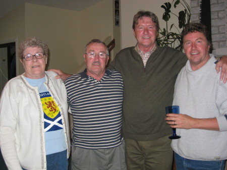 With brothers and sister in May 2009 - Inisfil