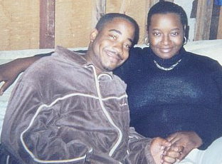 Son Curtis Jr. and his wife Ta'Nia