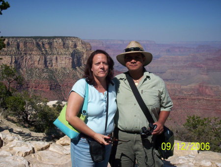 Anthony & Myrna at Grand Canyon