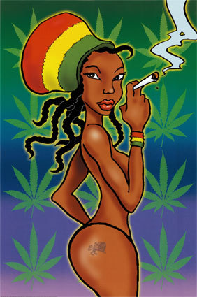 1423~rasta-girl-posters