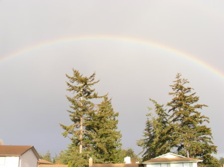 Rainbow over Oak Harbor
