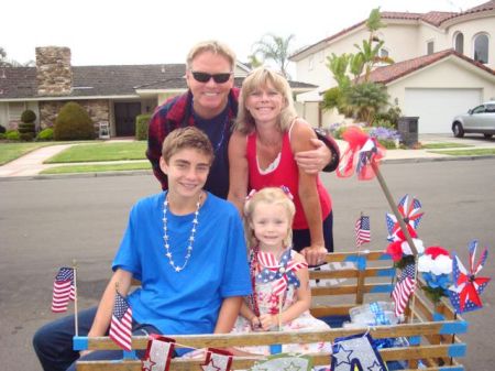 Me, Elle, Kalan and Kira in Newport Beach