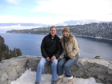 My husband and I in Lake Tahoe