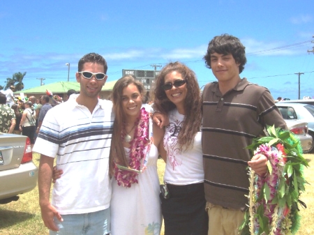 Matt, Missy, me & Josh at Missy's Grad. '07