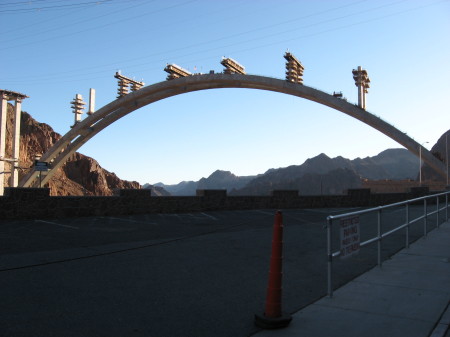 Across from the Hoover Dam