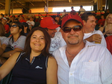 At LA Angels game 2008