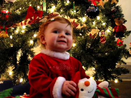 Mady's first Christmas - 11 months