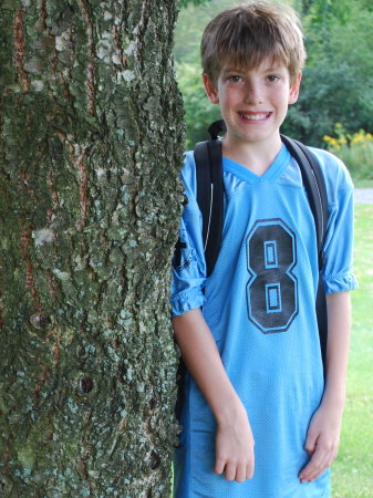 Miles Lewis Clark, First Day of School, 2010