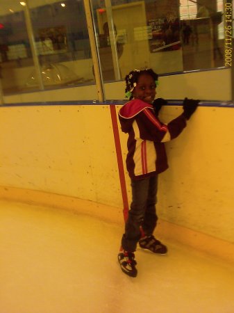 Tamar at the Ice Rink