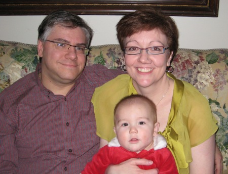 Eric, Shelly, Cole at 8 Mos.