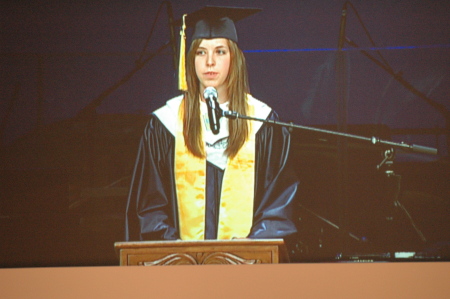 DAUGHTER GRADUATES AT THE TOP OF HER CLASS 08