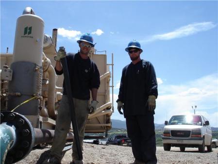 hard at work in Colorado, March'08'