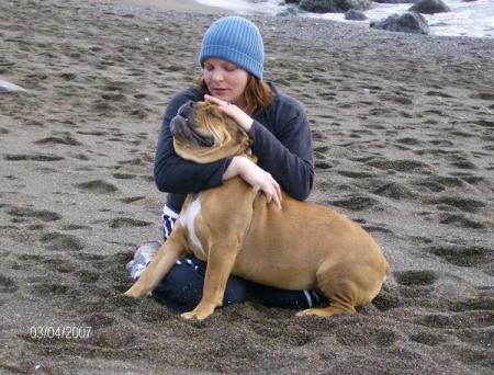 Stacey and "The Doze" Rodeo Beach Sausalito CA