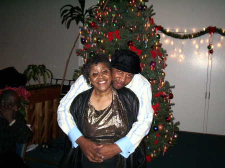 me and my late mom.