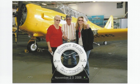 Me and my Mom & Dad, on USS Midway Nov-08