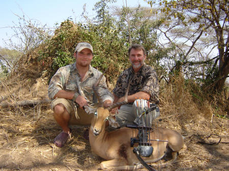 Reagan and Aaron in Africa