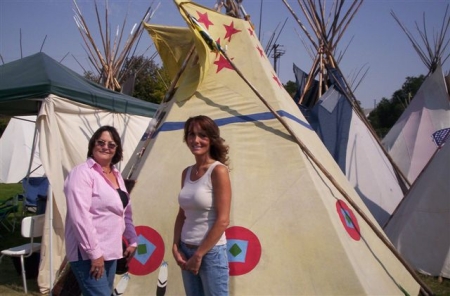 mom and i sept.15th  2007 round up  pendleton