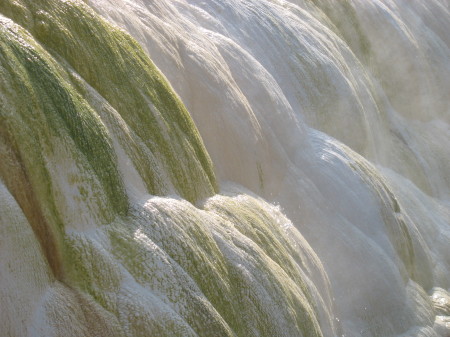 Close-up of Mammoth Springs, Yellowstone N. Pk