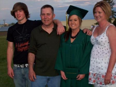 Our family at Rachel's Graduation