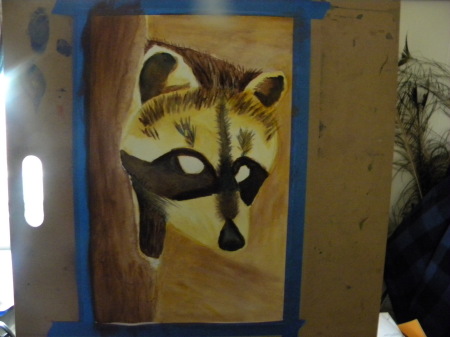 Patricia Fowler's album, raccoon