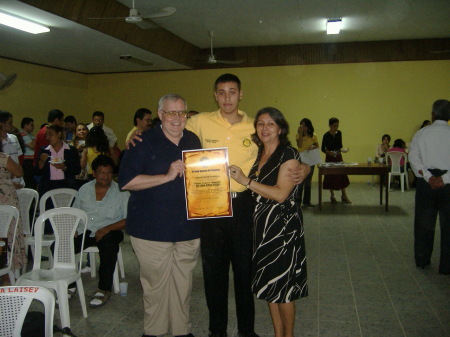 Award Ceremony at the Rotary Club