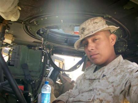 My Son while on deployment 2009
