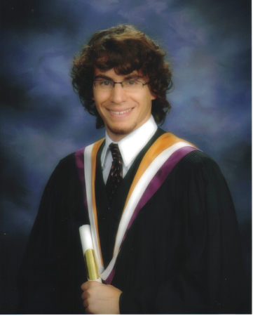 Stephen's university graduation picture