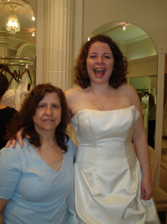 purchasing the wedding dress