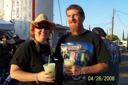 me n the hubby leesburg bikefest 08