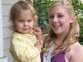 Ashley(my second oldest 18)and my niece Emma