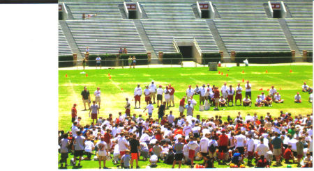 Alabama football camp 2008