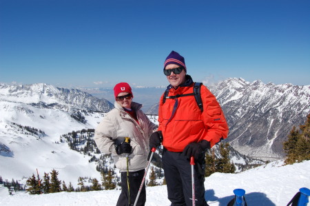 Husband and I at SnowBird