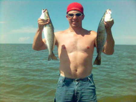 Specks in the Leeville Marsh