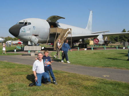 Howard & Kevin in front of KC-135A