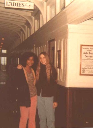 My friend Nancy and I at Fisherman's Wharf.