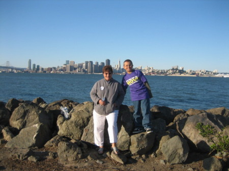 Treasure Island in Oct with my Grandson JJ