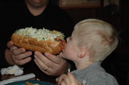 Billy and his Hot Dog