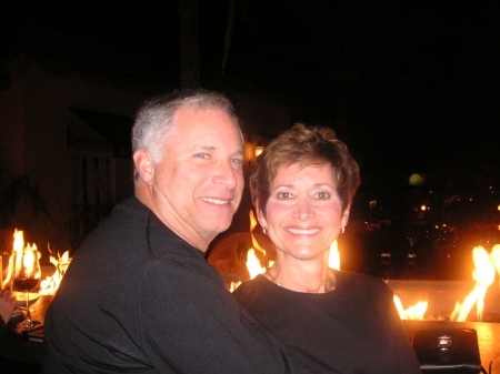 Alan & me at a Hot Restaurant in Palm Springs